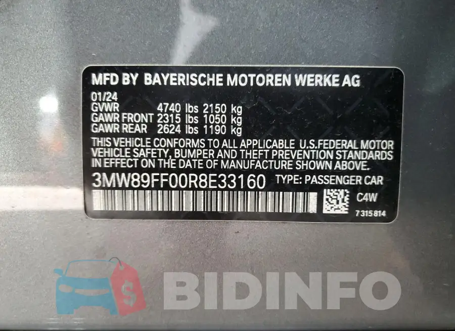 3MW89FF00R8E33160 Photo# 12