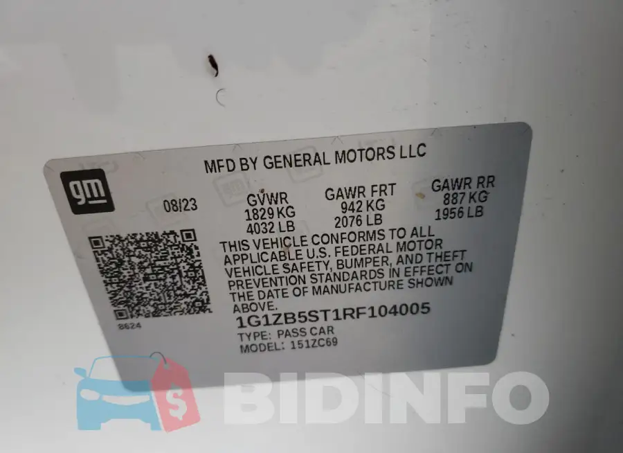 1G1ZB5ST1RF104005 Photo# 12
