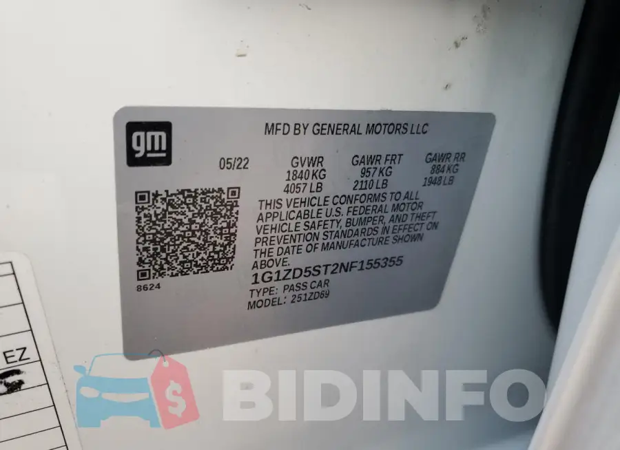 1G1ZD5ST2NF155355 Photo# 12