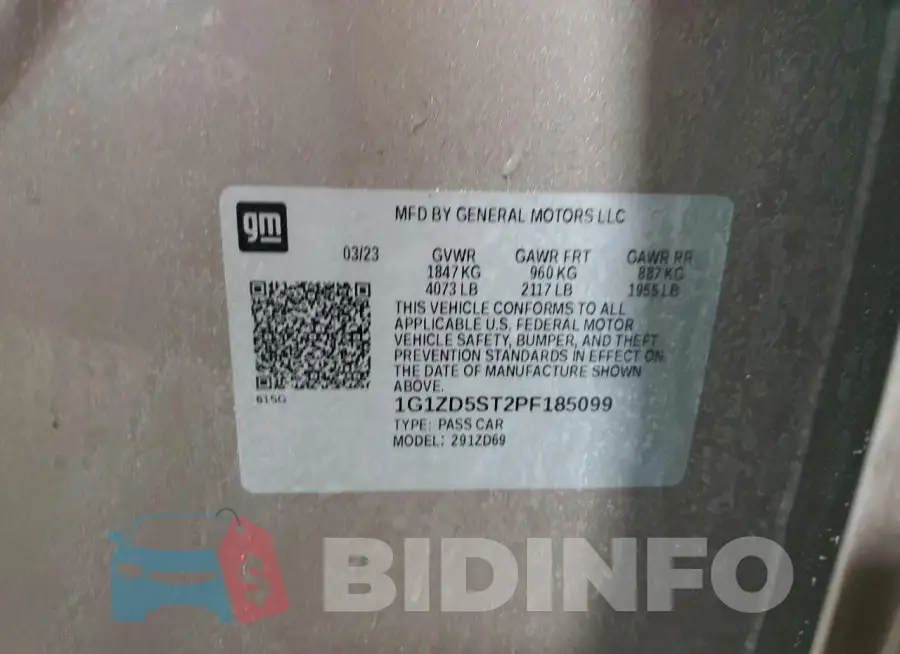 1G1ZD5ST2PF185099 Photo# 12