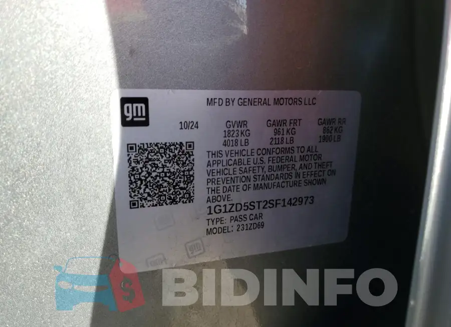 1G1ZD5ST2SF142973 Photo# 12