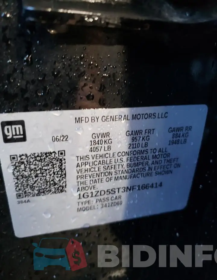 1G1ZD5ST3NF166414 Photo# 12