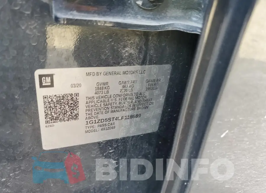 1G1ZD5ST4LF118689 Photo# 12