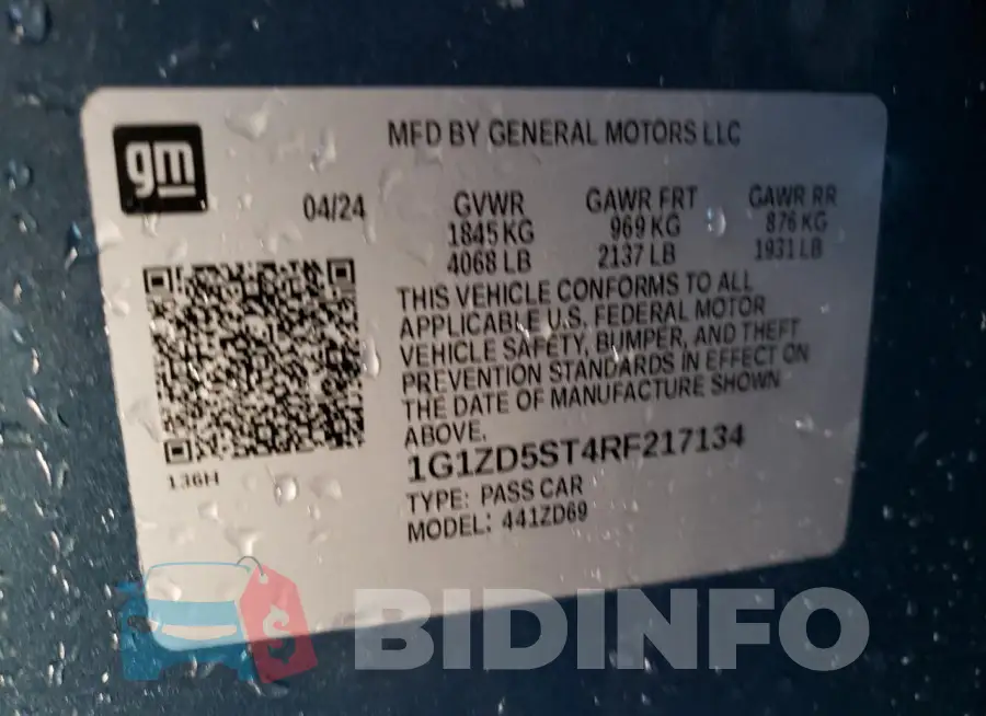 1G1ZD5ST4RF217134 Photo# 13