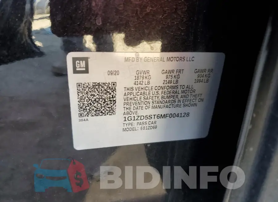 1G1ZD5ST6MF004128 Photo# 12