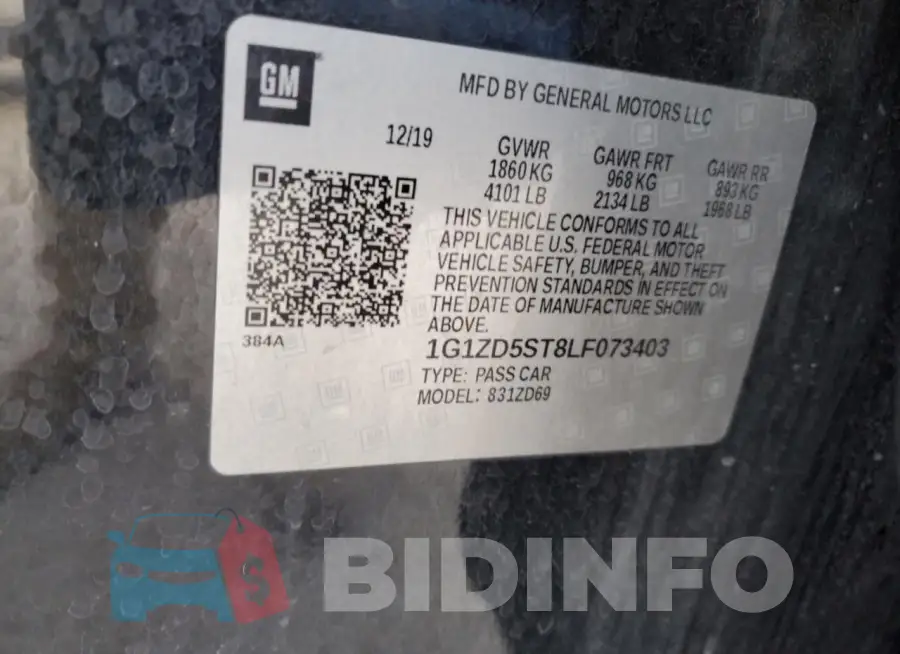 1G1ZD5ST8LF073403 Photo# 12