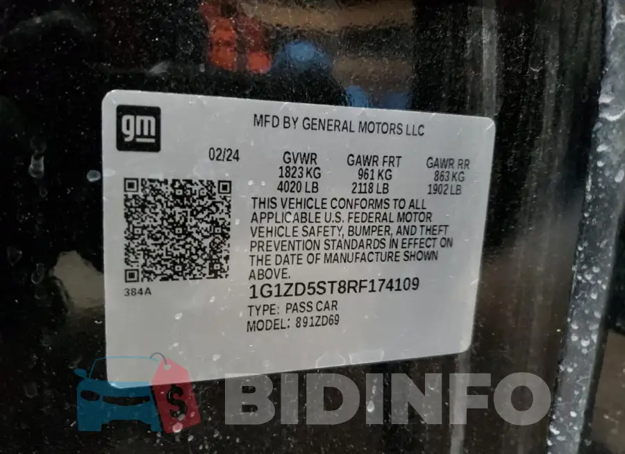 1G1ZD5ST8RF174109 Photo# 12