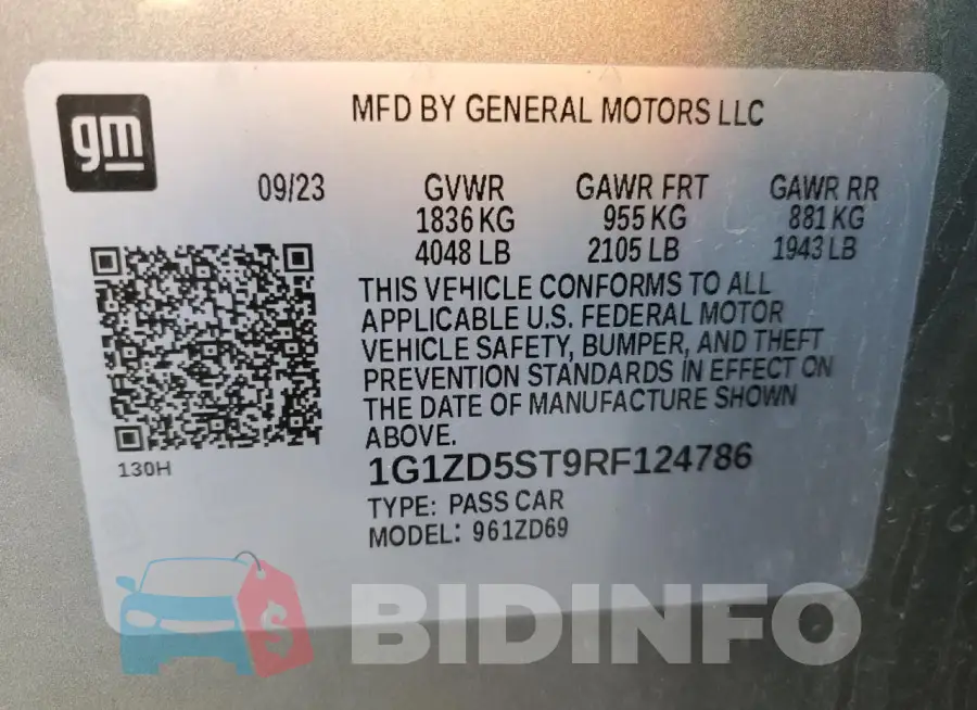 1G1ZD5ST9RF124786 Photo# 12