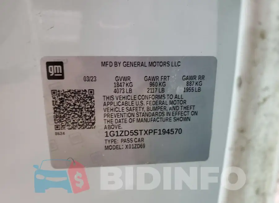 1G1ZD5STXPF194570 Photo# 12