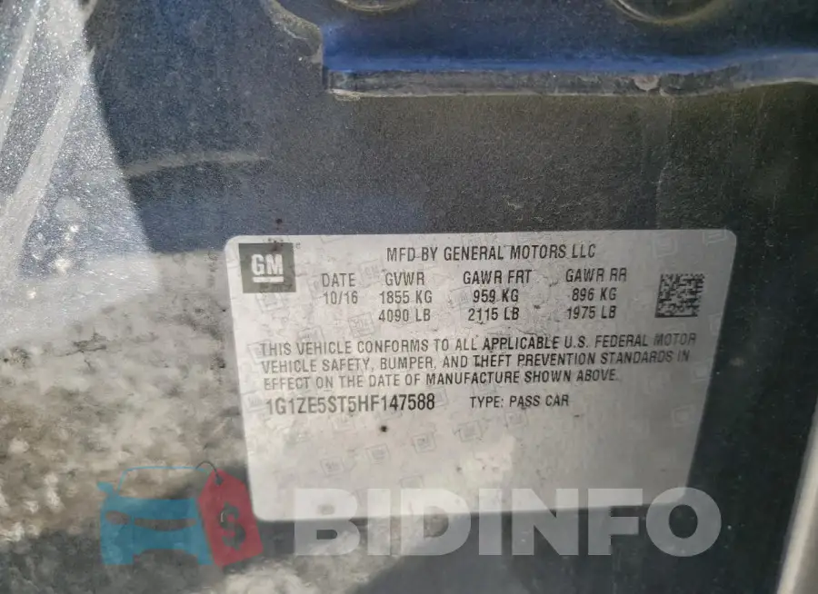 1G1ZE5ST5HF147588 Photo# 12