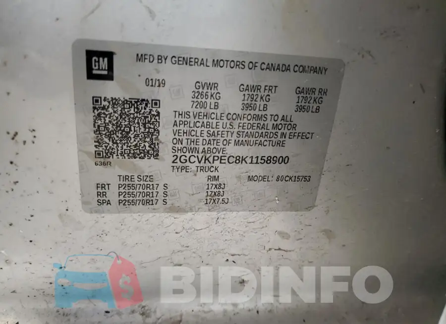 2GCVKPEC8K1158900 Photo# 12