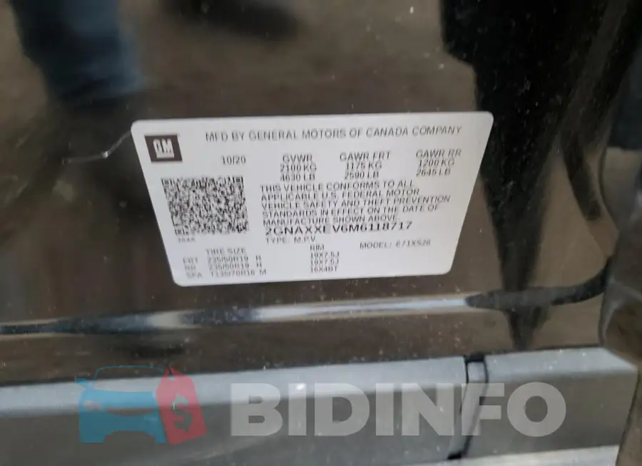 2GNAXXEV6M6118717 Photo# 12
