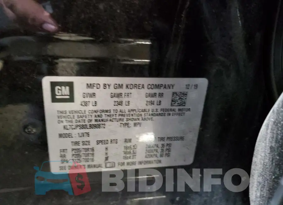 KL7CJPSB0LB090872 Photo# 13