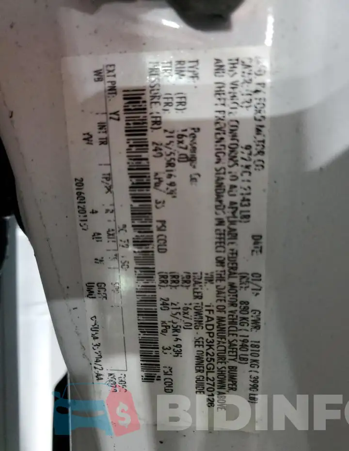 1FADP3K25GL270126 Photo# 12