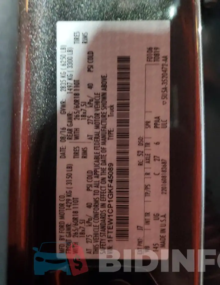 1FTEW1CP1GKF45089 Photo# 12