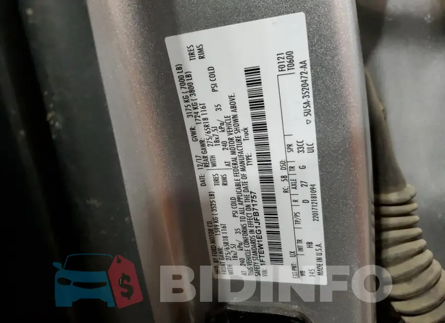 1FTEW1EG1JFB71757 Photo# 12