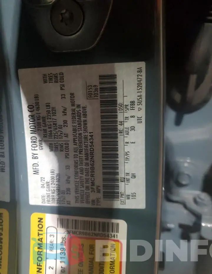 3FMCR9B62NRD54341 Photo# 13
