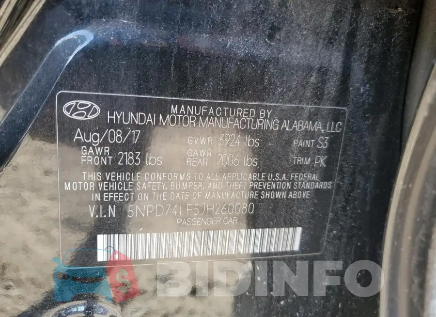 5NPD74LF5JH260080 Photo# 12