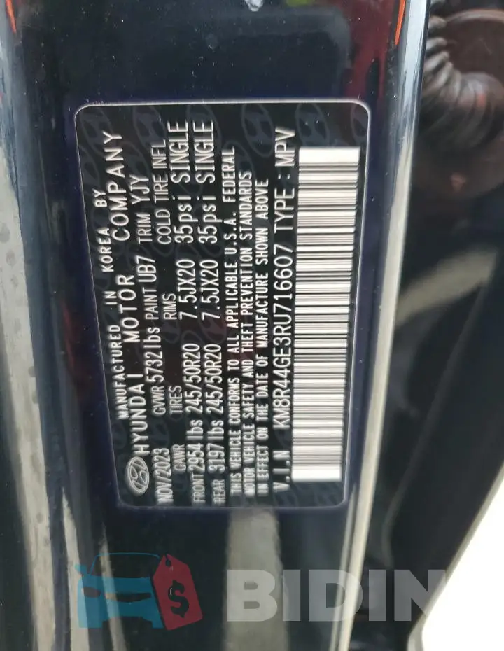 KM8R44GE3RU716607 Photo# 13