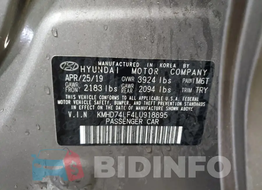 KMHD74LF4LU918895 Photo# 12