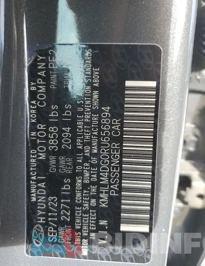 KMHLM4DG0RU656894 Photo# 13