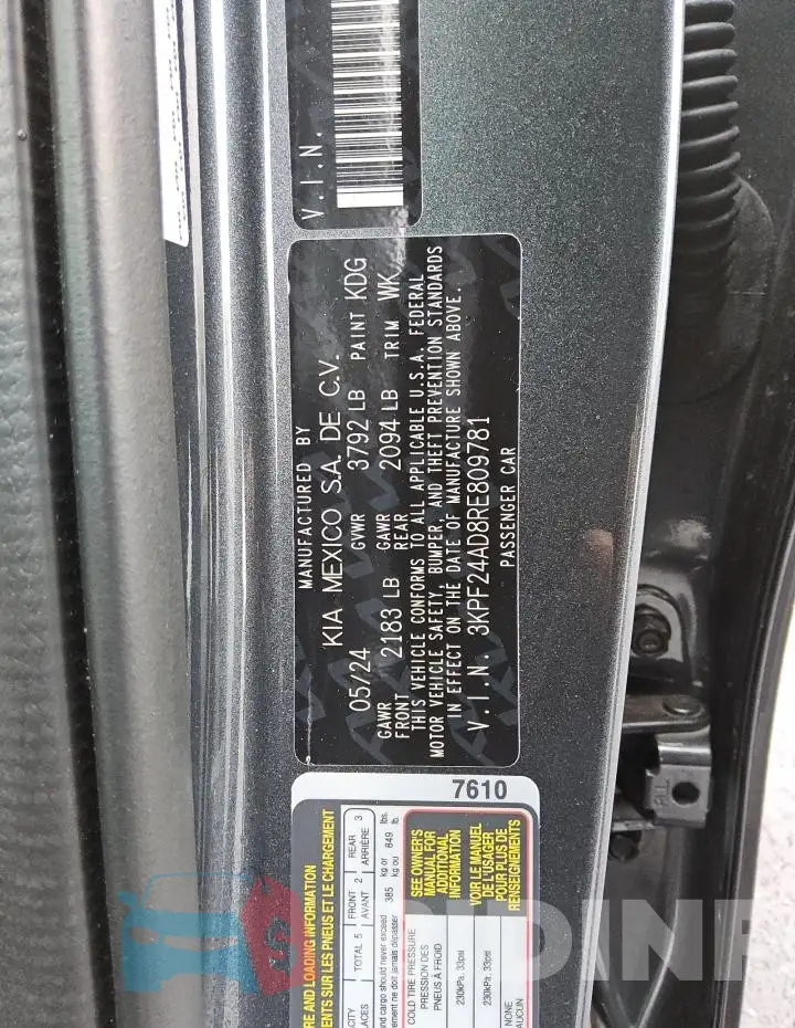 3KPF24AD8RE809781 Photo# 13