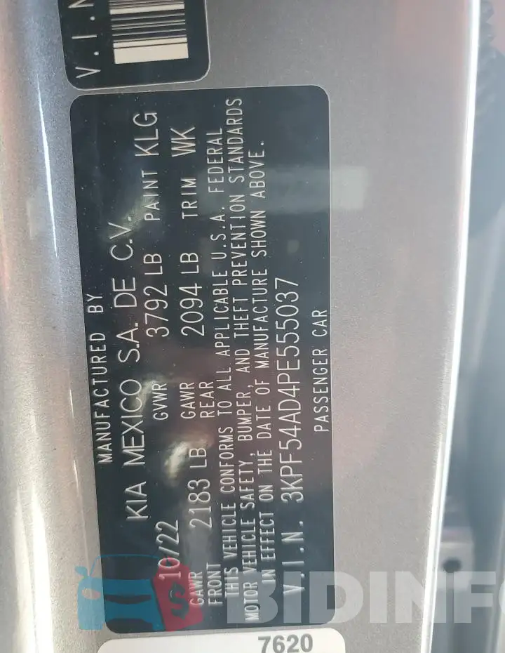 3KPF54AD4PE555037 Photo# 12