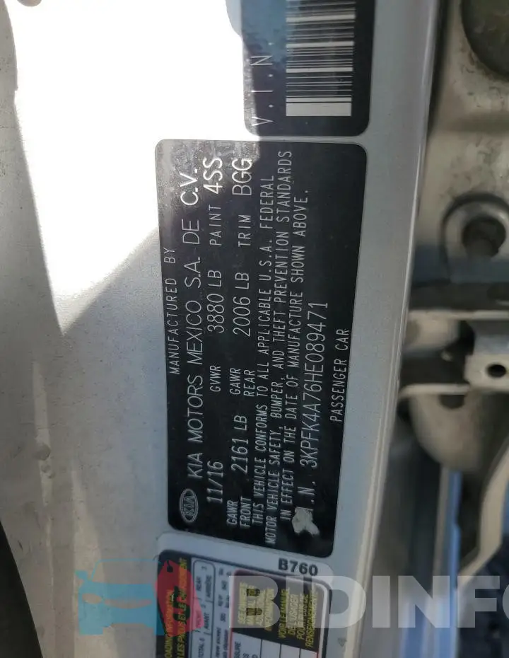 3KPFK4A76HE089471 Photo# 13