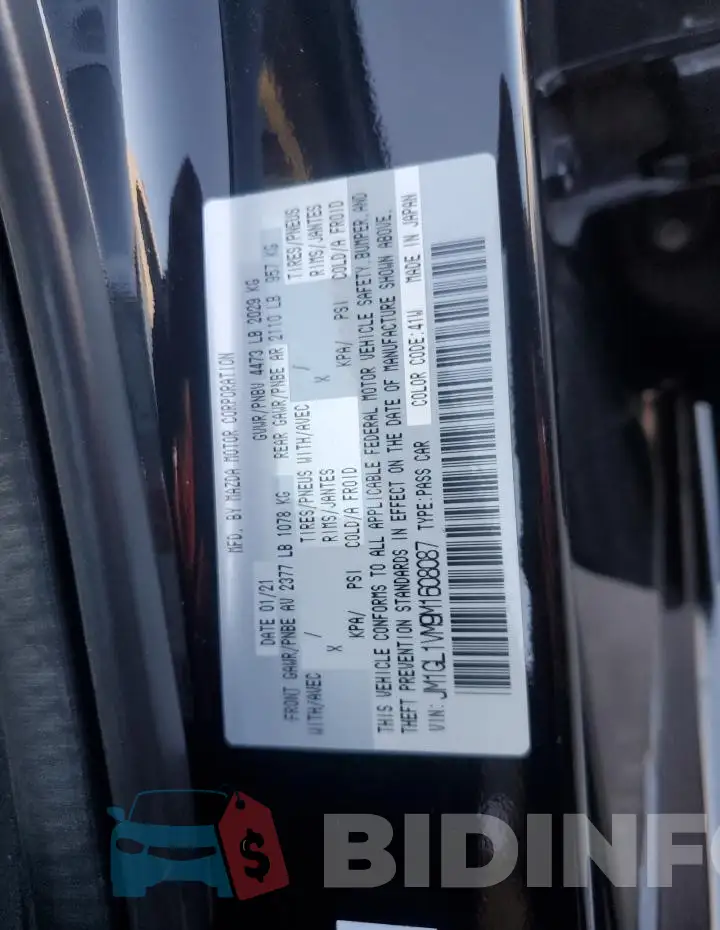 JM1GL1VM9M1608087 Photo# 12
