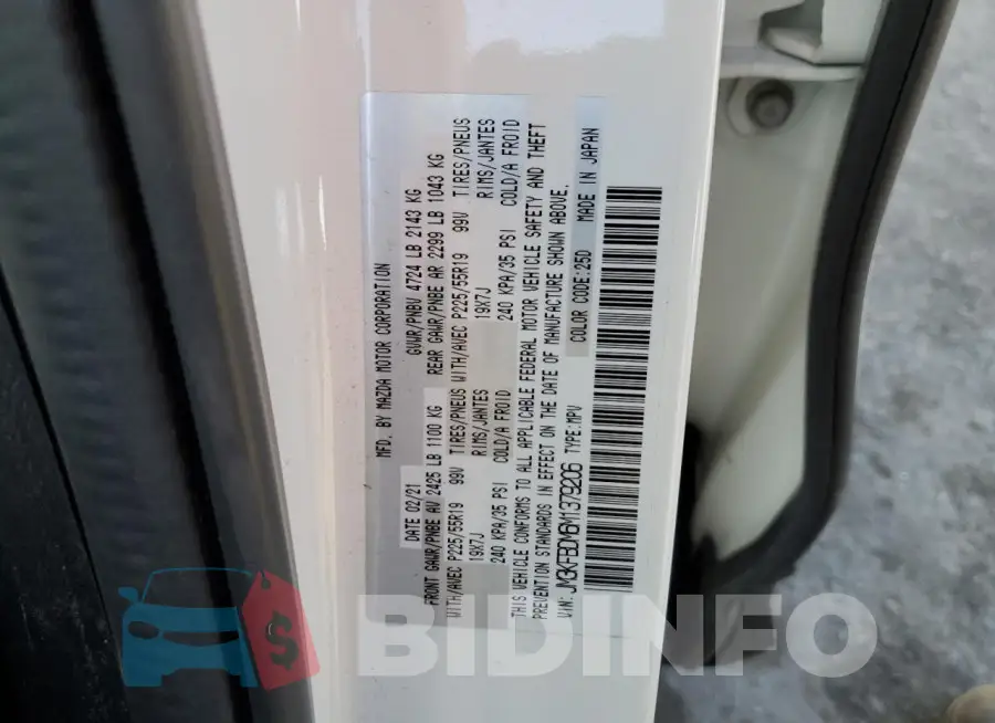 JM3KFBDM6M1379206 Photo# 13