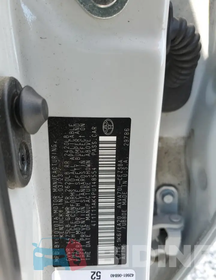 4T1T11AK4PU148554 Photo# 12