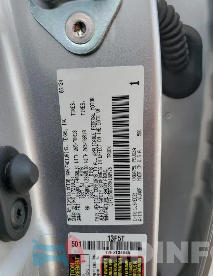 5TFLA5DB2RX180976 Photo# 12