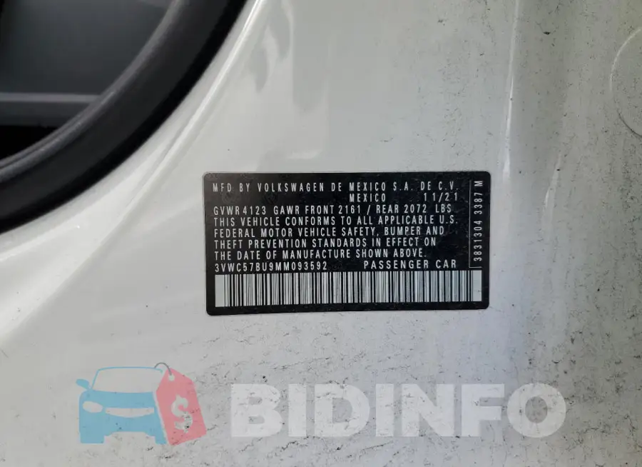 3VWC57BU9MM093592 Photo# 12