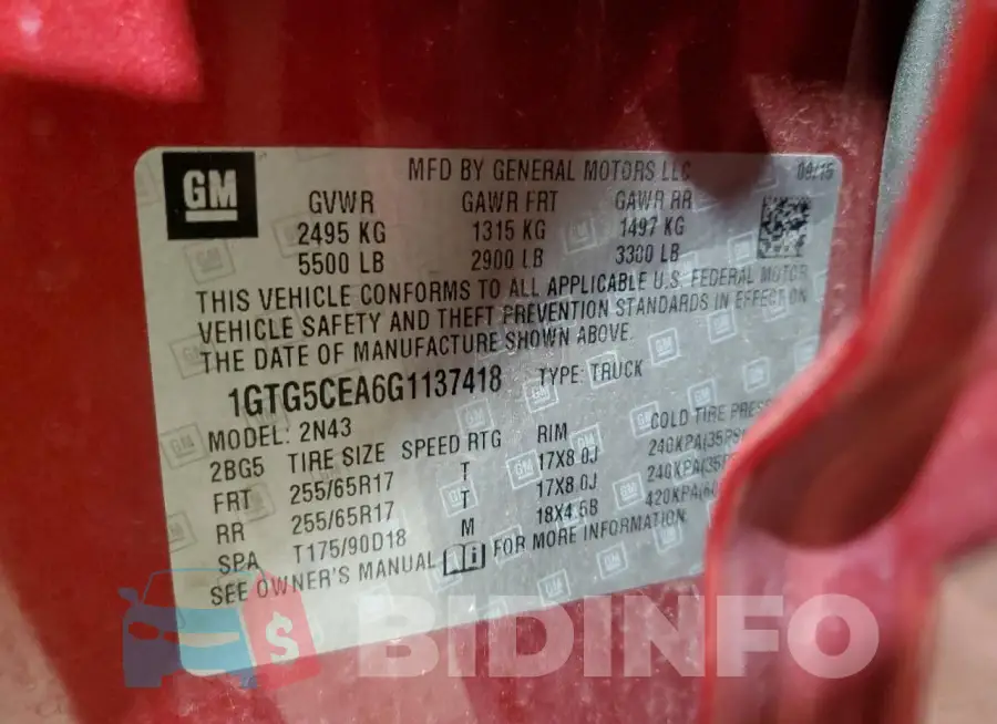 1GTG5CEA6G1137418 Photo# 13