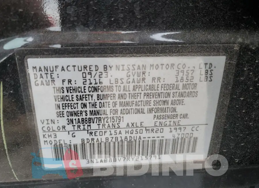 3N1AB8BV7RY215791 Photo# 13