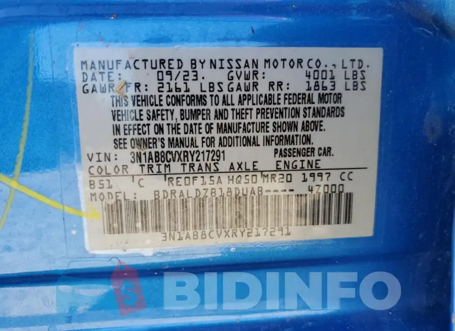 3N1AB8CVXRY217291 Photo# 12