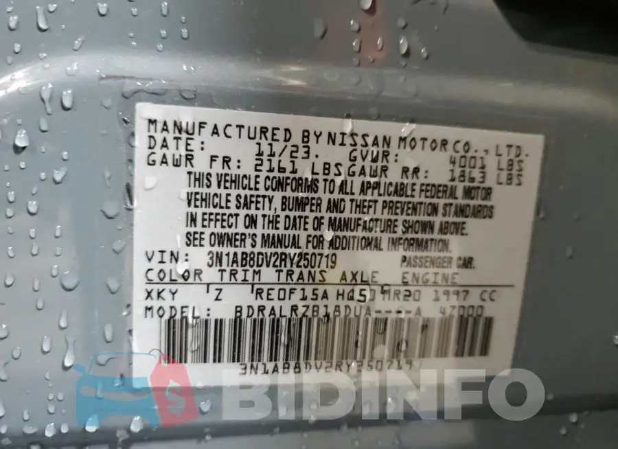 3N1AB8DV2RY250719 Photo# 12