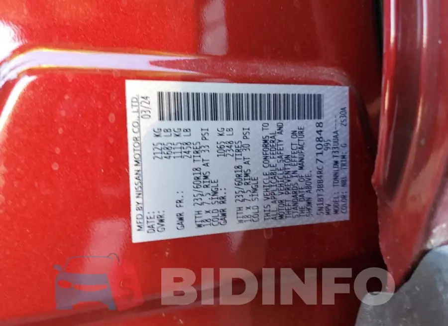 5N1BT3BB4RC710848 Photo# 13