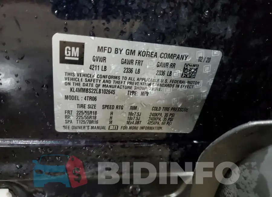 KL4MMBS22LB102645 Photo# 12