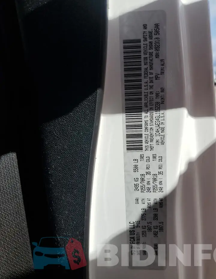 1C4HJWEG4GL115220 Photo# 12