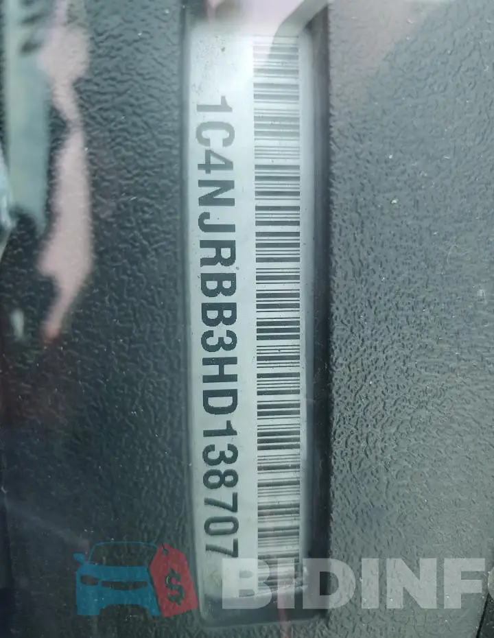 1C4NJRBB3HD138707 Photo# 13