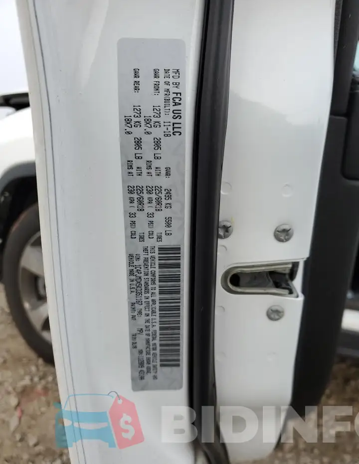 1C4PJMDX5KD351167 Photo# 13