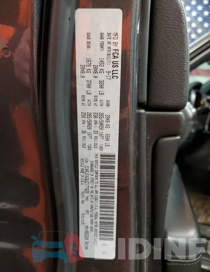 1C4RJFAG8JC177625 Photo# 14