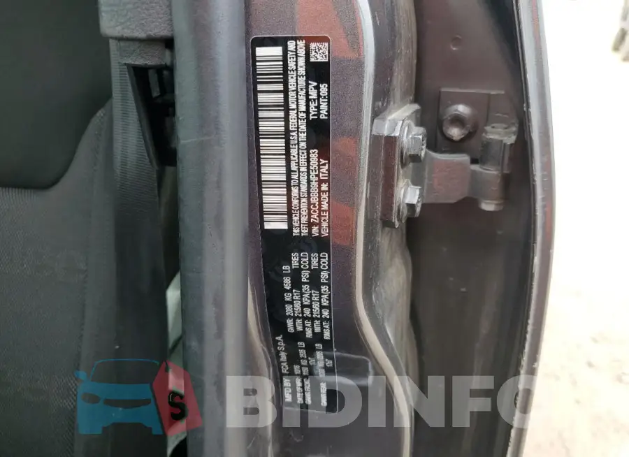 ZACCJBBB9HPE50983 Photo# 13