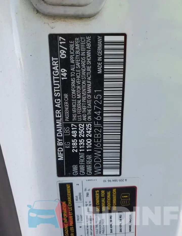 WDDWJ6EB2JF647251 Photo# 12