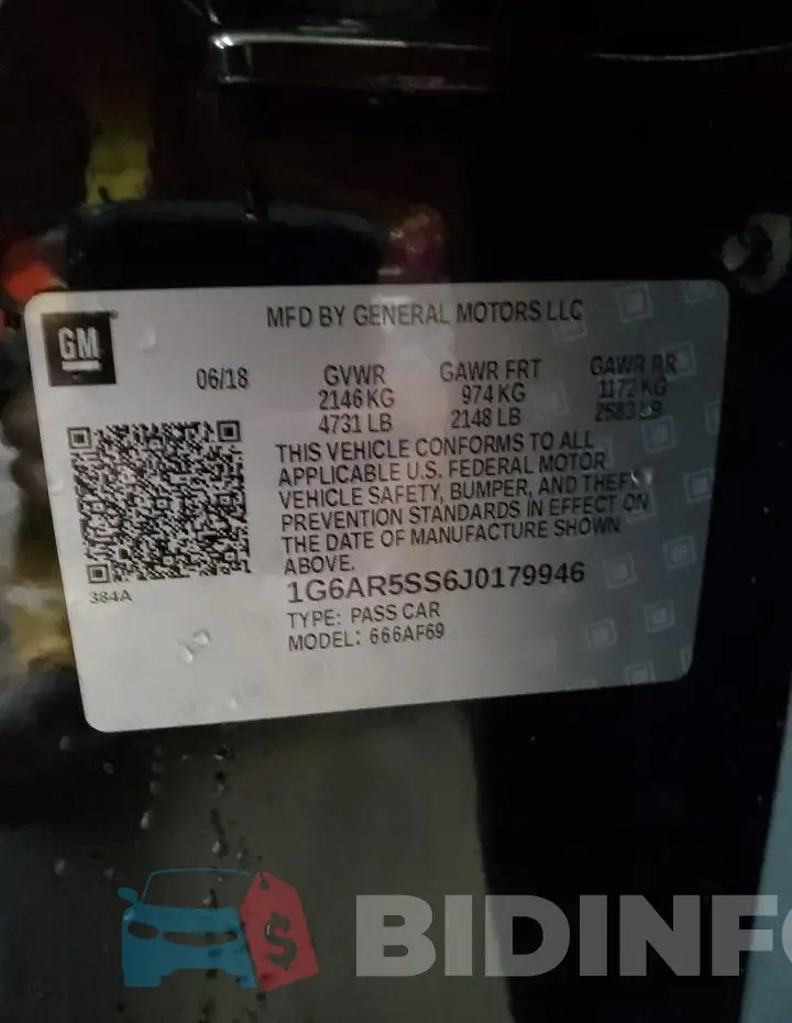 1G6AR5SS6J0179946 Photo# 12