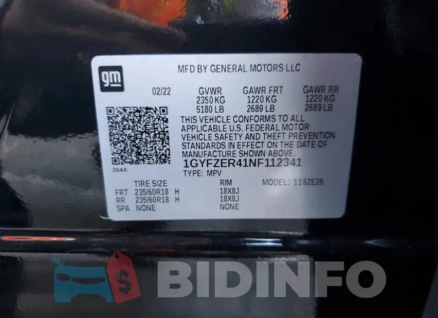 1GYFZER41NF112341 Photo# 13
