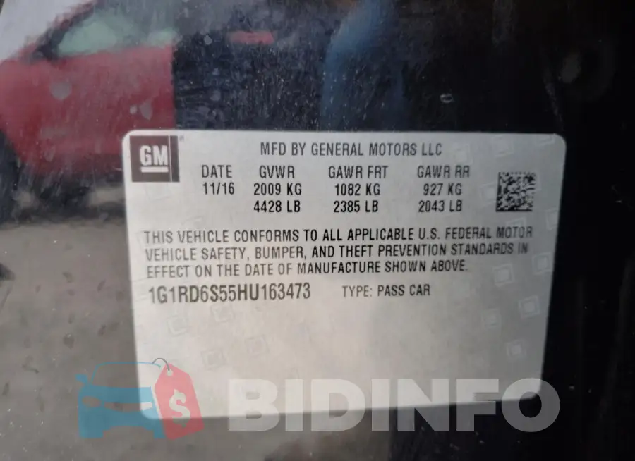 1G1RD6S55HU163473 Photo# 12