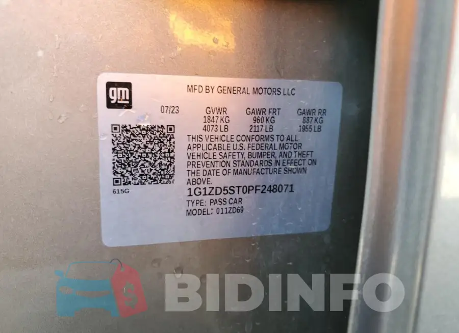 1G1ZD5ST0PF248071 Photo# 12