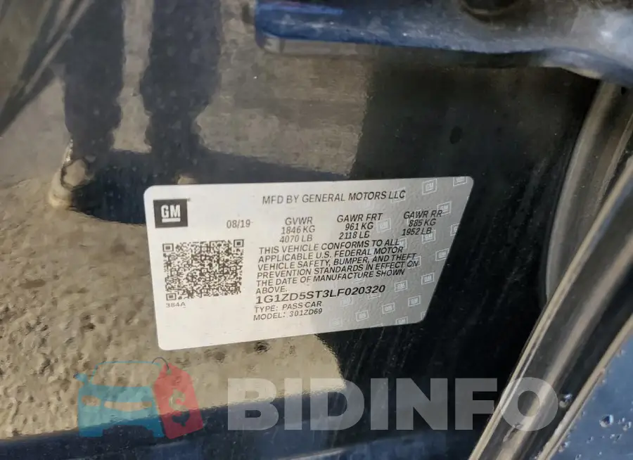 1G1ZD5ST3LF020320 Photo# 12